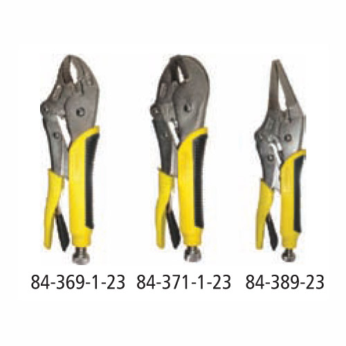 Locking Pliers With Bi-Material Handle
